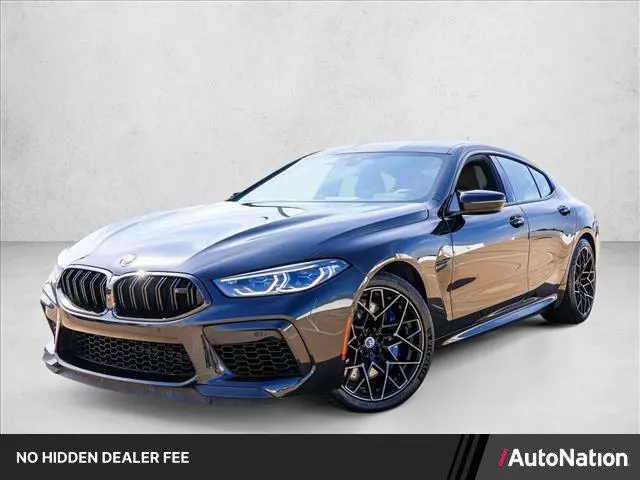 Original dealership listing photo of Blue BMW M8